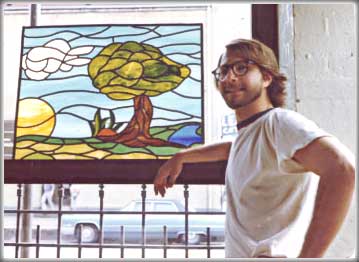 Michael Bokrosh stained glass art