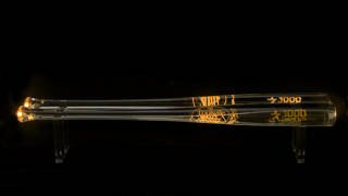 optical glass baseball bat replica yellow lighting by Michael Bokrosh Image 6