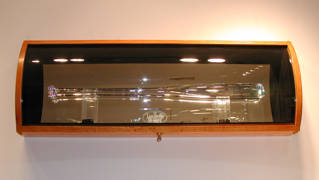 optical glass baseball bat replica in display case by Michael Bokrosh Image 8